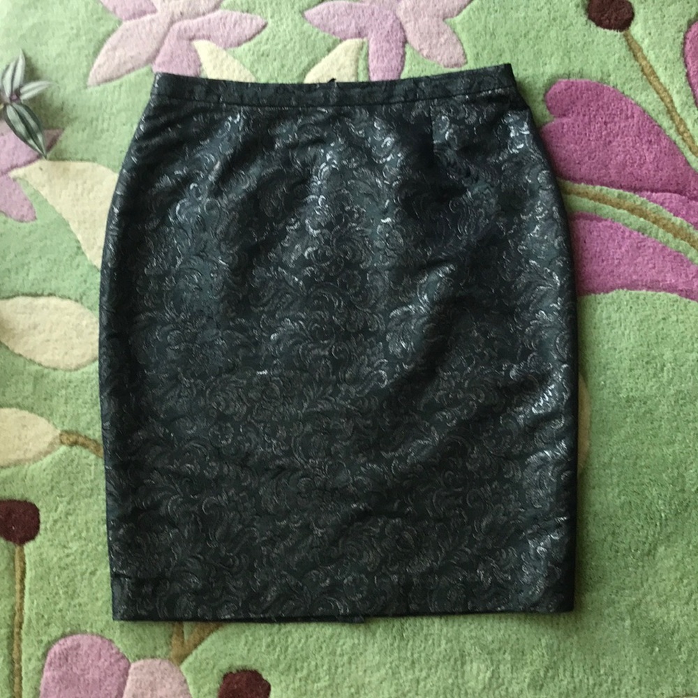 Brooks Brothers brocade skirt